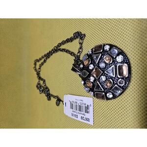 New - Cookie Lee Genuine Crystal Colorful Pendant Necklace NEW $38 - NWT in bag